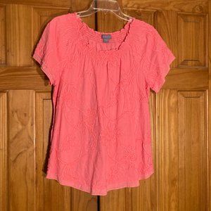 NWOT Vintage Laura Scott Top Blouse Size L